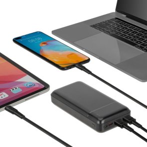 Батарея універсальна Riva RivaPower VA2102 20000mAh 22.5W Black (RIVAPOWER VA2102 (Black))