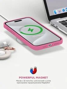 Фото: Чохол ArmorStandart for Apple iPhone 15 Pro - ICON2 MagSafe Pink (ARM77005) № 9 | KTC
