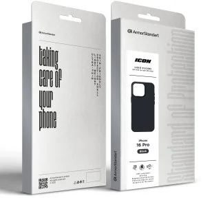 Фото: Чохол ArmorStandart for Apple iPhone 16 Pro - ICON2 Case Black (ARM78631) № 2 | KTC