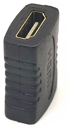 Перехідник PowerPlant HDMI F / HDMI F Black (CA910670)