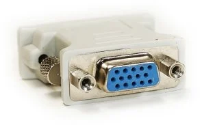 Фото: Перехідник PowerPlant DVI M / VGA F White (KD00AS1282) № 2 | KTC
