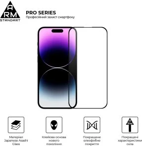 Фото: Захисне скло ArmorStandart Pro for Apple iPhone 16 Pro Max (ARM78511) № 2 | KTC
