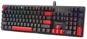 Фото: Клавіатура Bloody BLMS Red Switch USB Fire Black (S525N Fire Black) № 3 | KTC