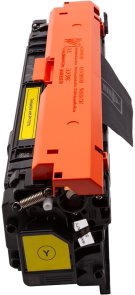 Сумісний картридж PowerPlant for Canon LBP1538C YL T10 with chip (PP-T10YL)