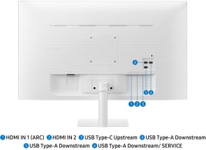 Монітор Samsung LS32FM703UIXUA White