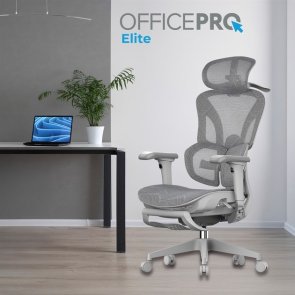 Крісло OfficePro Elite OC950G Grey