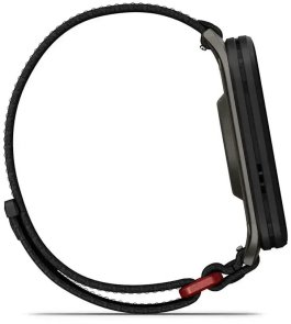 Смарт годинник Garmin Venu X1 Black with Slate Titanium Caseback and Black ComfortFit Nylon Band (010-02980-02)