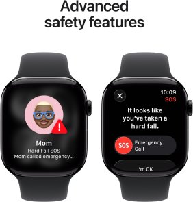 Смарт годинник Apple Watch Series 11 - 46mm Jet Black Aluminium Case with Black Sport Band - S/M