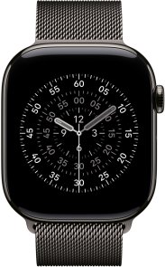 Ремінець Apple for Apple Watch 46mm - Milanese Loop Slate - S/M (MGJ64ZM/A)