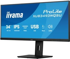 Фото: Монітор iiyama ProLite XUB3493WQSU-B6 Black - 34" IPS / 3440x1440 / 120 Гц / HAS № 3 | KTC