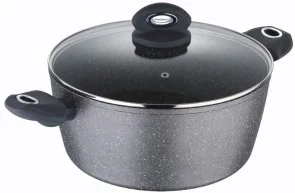 Фото: Набір змішаний Bergner Orion 24cm/ 28cm/ 2.6L/ 4.7L 6pcs (BG-8527-MBG) № 4 | KTC