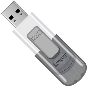 Флешка USB Lexar JumpDrive V100 128Gb Gray (LJDV100-128ABGY)