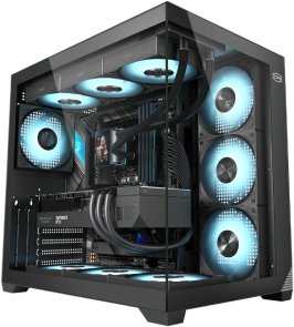 Корпус PCCooler C3 T700 Black with window (C3-T700BKD001-GL)