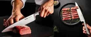 Фото: Ніж кухонний кухарський Tefal Precision 20cm Stainless steel (K2890224) № 12 | KTC
