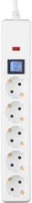 Мережевий фільтр 2E SP515OSM3WH 5/3m White (2E-SP515OSM3WH)