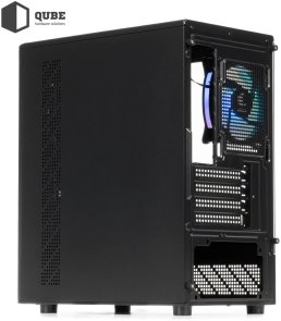 Корпус QUBE Geon ARGB Black with window (GEON_GBNU3)