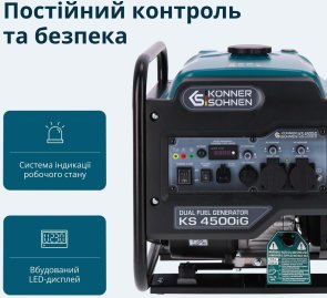 Генератор Könner & Söhnen KS 4500iG (KS4500IG)