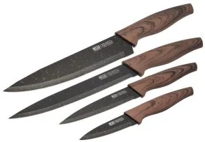 Фото: Набір ножів Resto CARINA 4pcs Brown (95501) № 4 | KTC