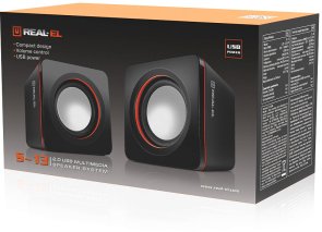 Колонки Real-EL S-13 Black (EL121100021)