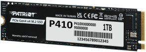 SSD-накопичувач Patriot P410 2280 PCIe 4.0 x4 NVMe 1.4 1TB (P410P1TBM28H)