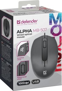 Миша Defender Alpha MB-507 Black (52507)