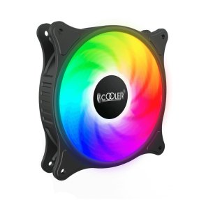 Кулер для корпуса 120x120x25mm PCCooler FX-120-3 1200об/хв, 18дБ, 3pin, Black