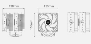 Кулер для процесора PCCooler RT620 Black (RT620-BKNWXX-GL)