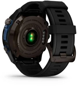 Фото: Смарт годинник Garmin Descent Mk3i - 51 mm Carbon Gray DLC Titanium with Black Silicone Band (010-02752-11) № 7 | KTC