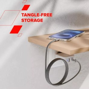 Кабель Canyon OnWire 60MG 60W Type-C / Type-C 1m Black (CND-CCMG60AB15B)