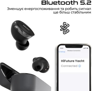 Навушники HiFuture Yacht Black (yacht.black)