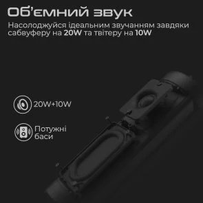 Фото: Портативна колонка HiFuture Ripple Black (ripple.black.) № 2 | KTC