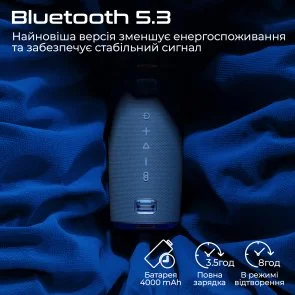 Фото: Портативна колонка HiFuture Gravity Black (gravity.black) № 3 | KTC