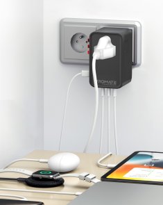 Зарядний пристрій Promate TripMate GaN160 (tripmate-gan160)
