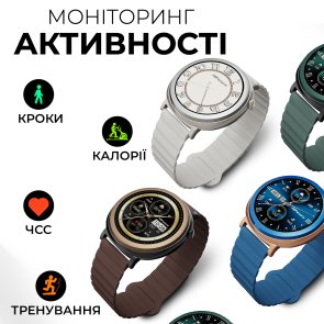 Смарт годинник HiFuture Aurora Silver (aurora.silver)