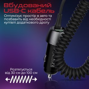 Автомобільний зарядний пристрій Promate PowerDrive-33PDC Black (6959144059631)