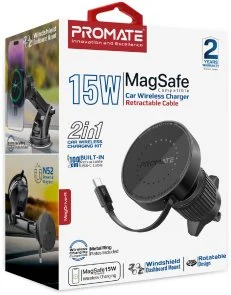 Фото: Кріплення для мобільного телефону Promate Magdrive-r (6959144066370) № 11 | KTC