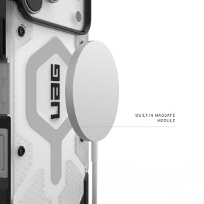 Чохол UAG for Apple iPhone 17 Pro Max - Pathfinder Clear MagSafe Ice/Silver (114552114333)