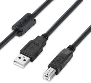 Кабель USB 2.0 (AM/BM) 2м, ColorWay, Black