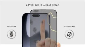 Фото: Захисне скло iLera for Apple iPhone 17 - DeLuxe Incognito (ILINDL17) № 5 | KTC