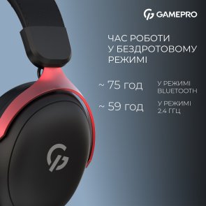 Гарнітура GamePro Asgard Freya Pro Black/Red (HSW201BR)