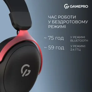Фото: Гарнітура GamePro Asgard Freya Pro Black/Red (HSW201BR) № 8 | KTC