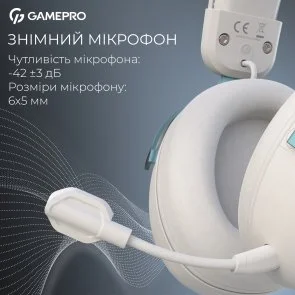 Фото: Гарнітура GamePro Asgard Freya Pro White/Blue (HSW201WB) № 10 | KTC