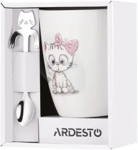 Фото: Чашка Ardesto Cute 320ml White (AR3040BS) № 8 | KTC