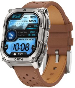 Ремінець до смарт годинника Kospet Archlan Leather 22mm Brown