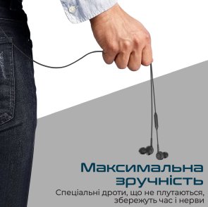 Гарнітура Promate Duet Black (6959144049953)