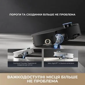 Фото: Робот-пилосос Dreame Aqua 10 Ultra Roller Complete White (RLH71DE-1-wh) № 10 | KTC