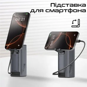 Фото: Батарея універсальна Promate Titan-130RC 20000mAh 130W Grey (6959144068251) № 7 | KTC