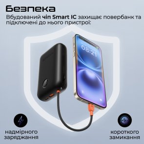 Батарея універсальна 30000mAh Promate powerpod-30.black