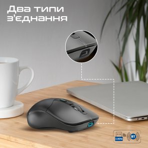 Миша Promate Samo Black (6959144064369)
