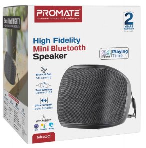 Портативна колонка Promate Mood Black (6959144064994)